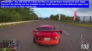 Fh6 How To Finish Ohtani Story Stars Earned 66 Location  Forza Horizon 6