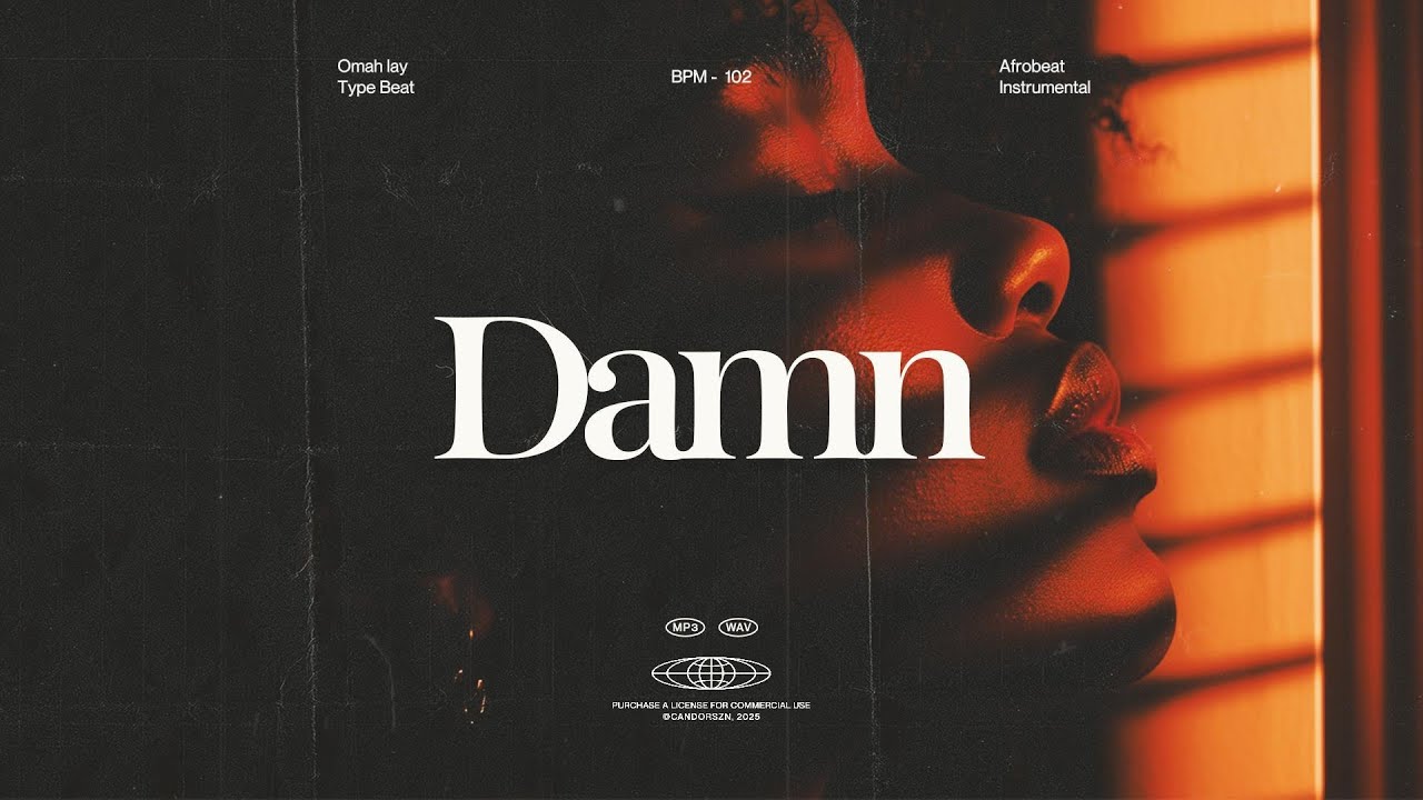 "Damn" - Emotional Afrobeats Type Beat | Omah Lay x Rema Type Instrumental 2025