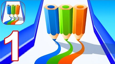 Pencil rush 3D in Max Level 1-5 | Gameplay iOS , Android Walkthrough Update All Trailer Mobile Game