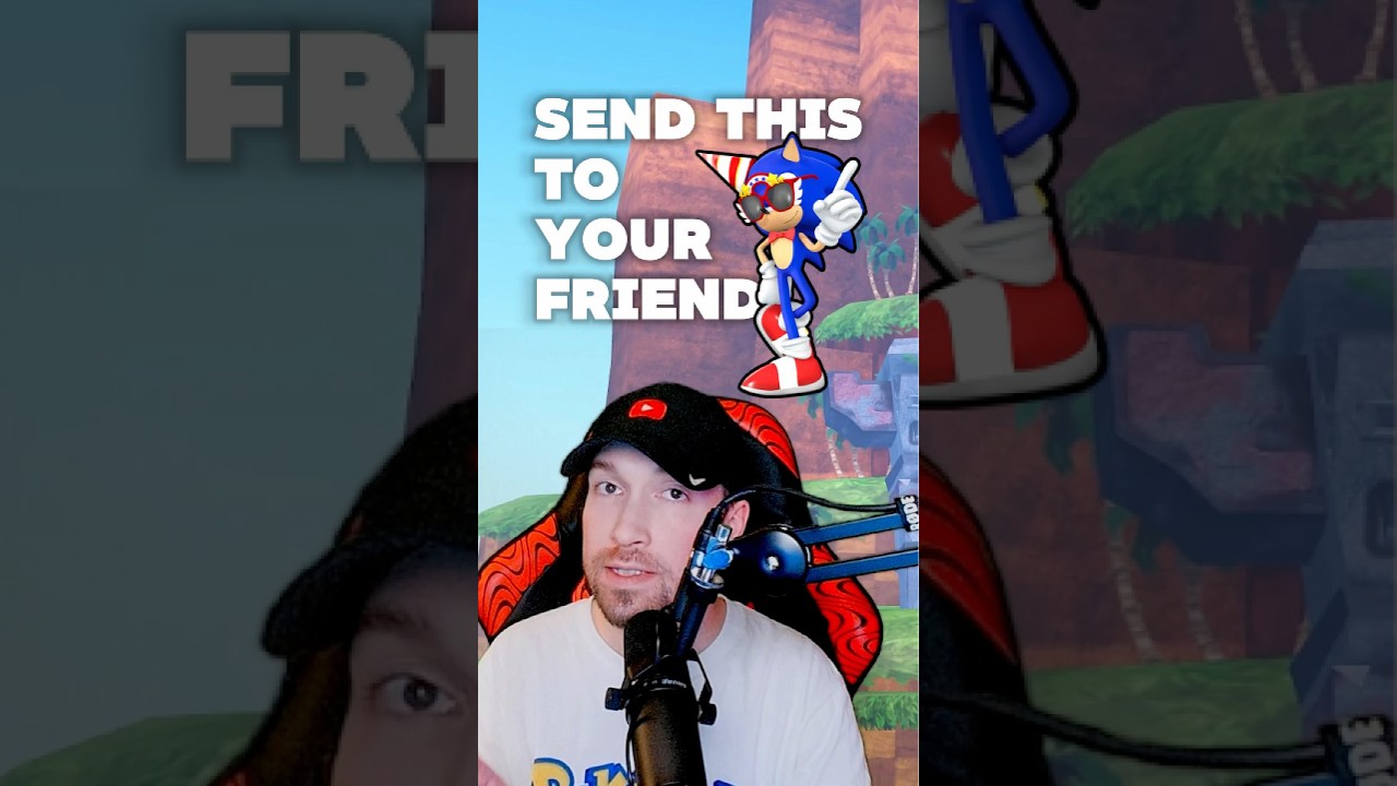 A SONIC THE HEDGEHOG BIRTHDAY MOMENT 🎉