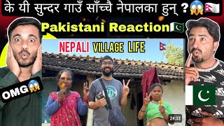 Village Life Of Nepal | Nepal Villages | Pakistani Reaction On Nepal