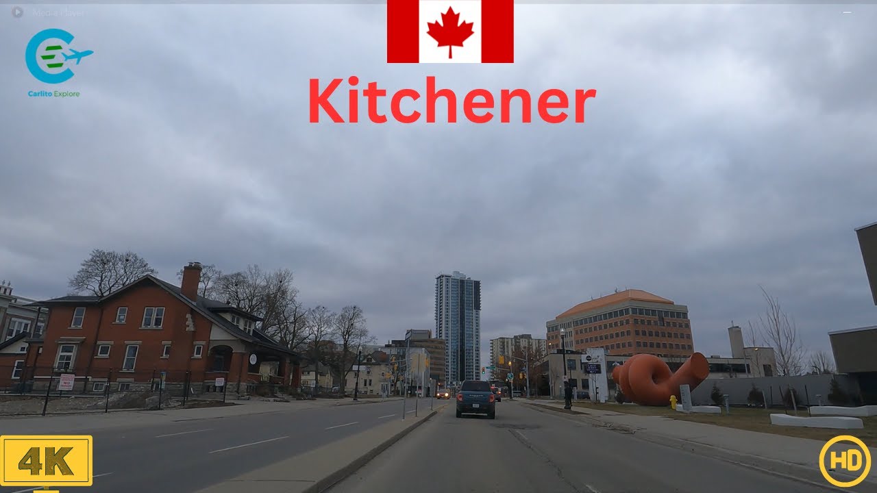 Kitchener Driving Tour on River Road 4K HDR Virtual Driving Tour