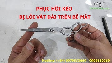 Phục hồi kéo bị lỗi vát dài trên bề mặt do mài máy mài thường