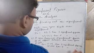 Significant Figures, Rounding Off, Error Analysis Part 1