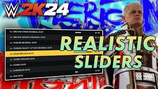 How to make WWE 2K24 Realistic! (Guide & INFO)