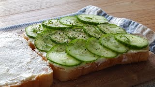 Must-try Cucumber Sandwich | Ready in 5 minutes