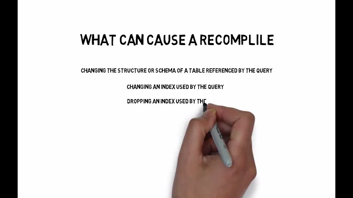 Mastering the Basics of SQL Server Query Optimization - What Causes Recompilation