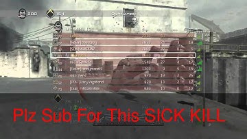 Sick throwing knife across the map GWK MW3