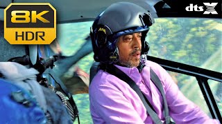 8K HDR • Irrfan's Helicopter Attacked by Dinosaurs (Jurassic World) ᵈᵗˢ⁻ˣ
