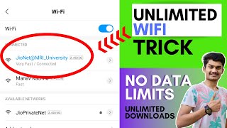 Trick/Ways to get Unlimited data from JioNet Wifi | 2021 screenshot 1