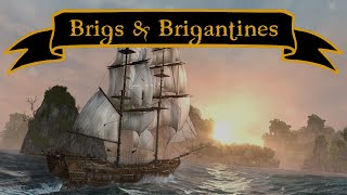 Brigs and Brigantines | Pirate Ship Types