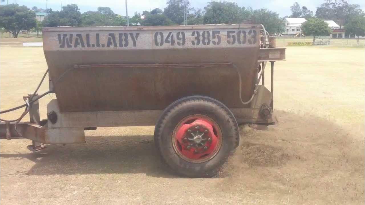 TopDressing football field YouTube