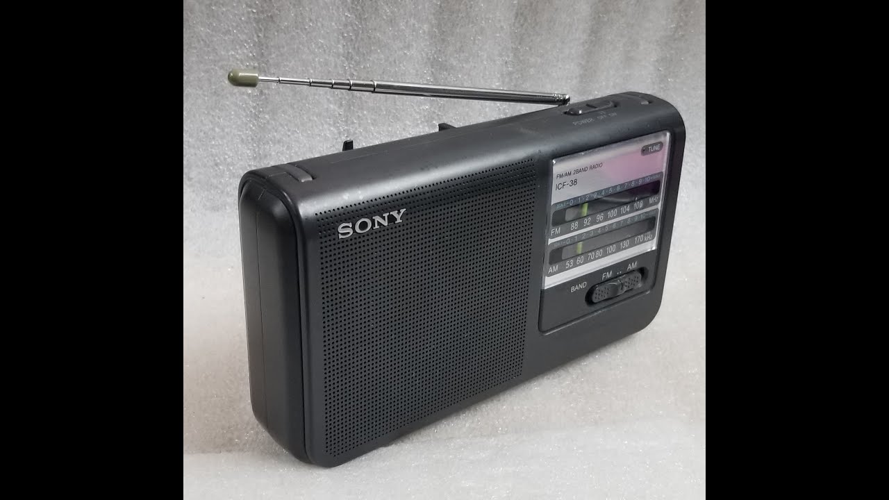 Sony Icf38 Portable Am/Fm Radio Best Buy at Marion Akers blog