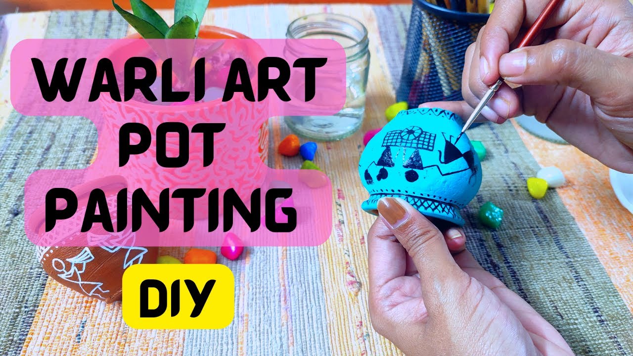 warli-painting-for-beginners-warli-art-on-pot-easy-pot-painting-ideas