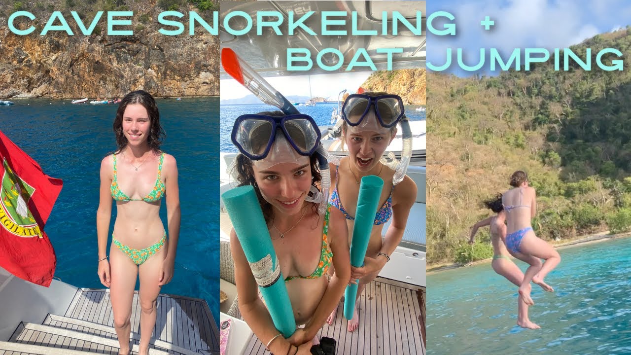 cave snorkeling + Sail boat room tour!!