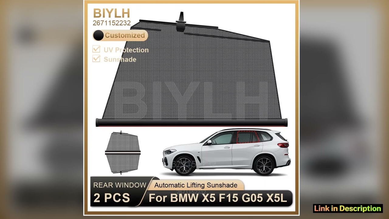 42Pcs Heat Shield For BMW X5 F15 G05 X5L Side Windshield Sunshade Customized Fit Car Sunshade UV Pr