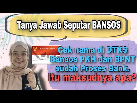 CARA CEK NAMA DI DTKS - Sudah proses bank