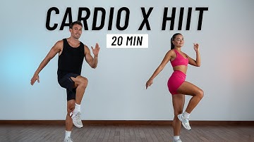 20 MIN INTENSE HIIT WORKOUT - ALL STANDING - Full Body, No Equipment, No Repeats