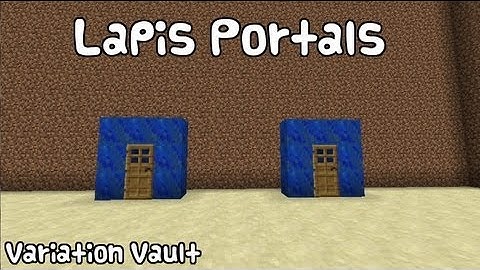 Minecraft Bukkit Plugin - Lapis Portals - Portals with lapis and custom settings!
