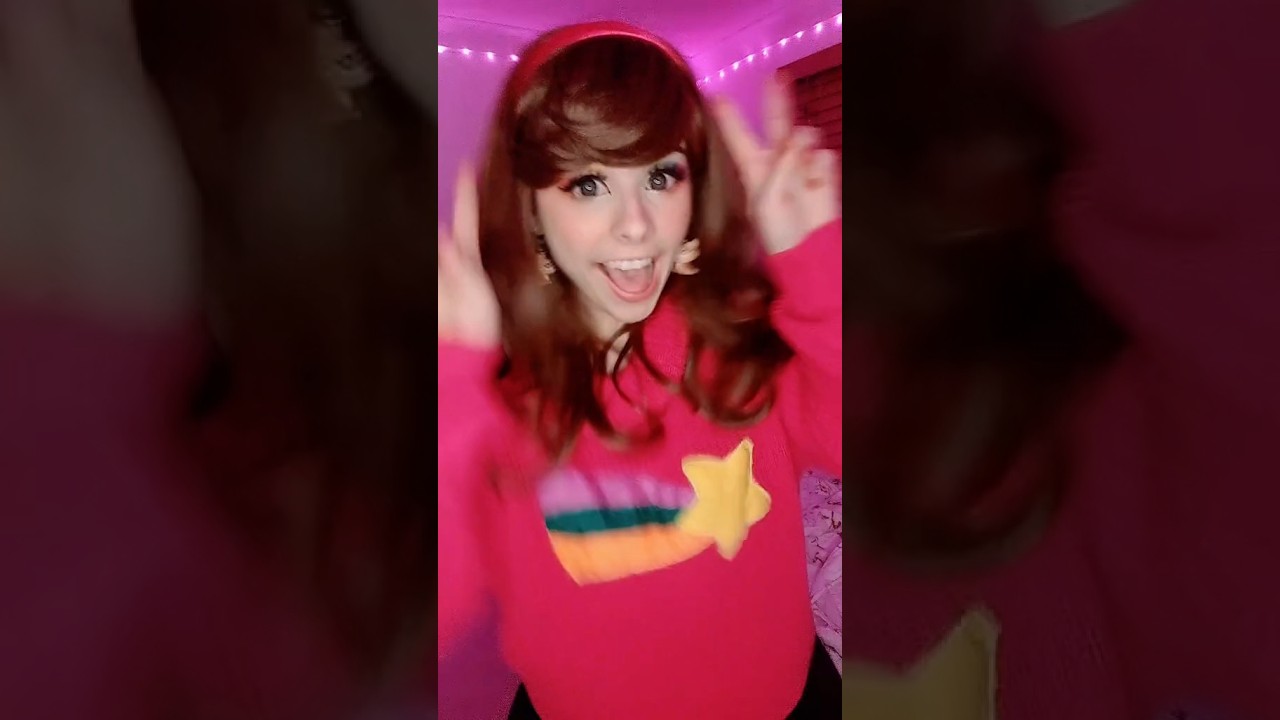 COSPLAY TRANSFORMATION! Mabel Pines cosplay gravity falls bill  #cosplaygirl #gravityfalls #cartoom