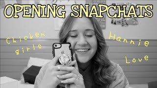 Snapchats (is Hannie real) || Riley Lewis