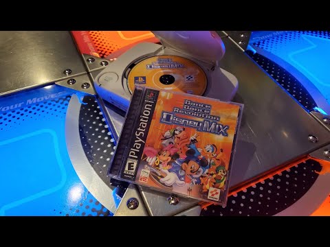 Dance Dance Revolution Disney Mix (Playstation - US) on an arcade cabinet