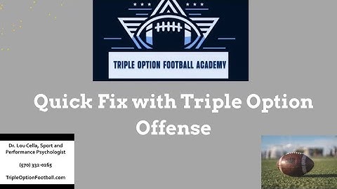 The 3 Keys to an Actual QUICK FIX With the Triple Option Offense #flexbone #airforce #coaching