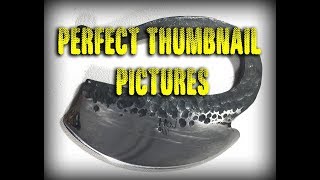 Taking Better Pictures for Your Portfolio and Youtube Thumbnails
