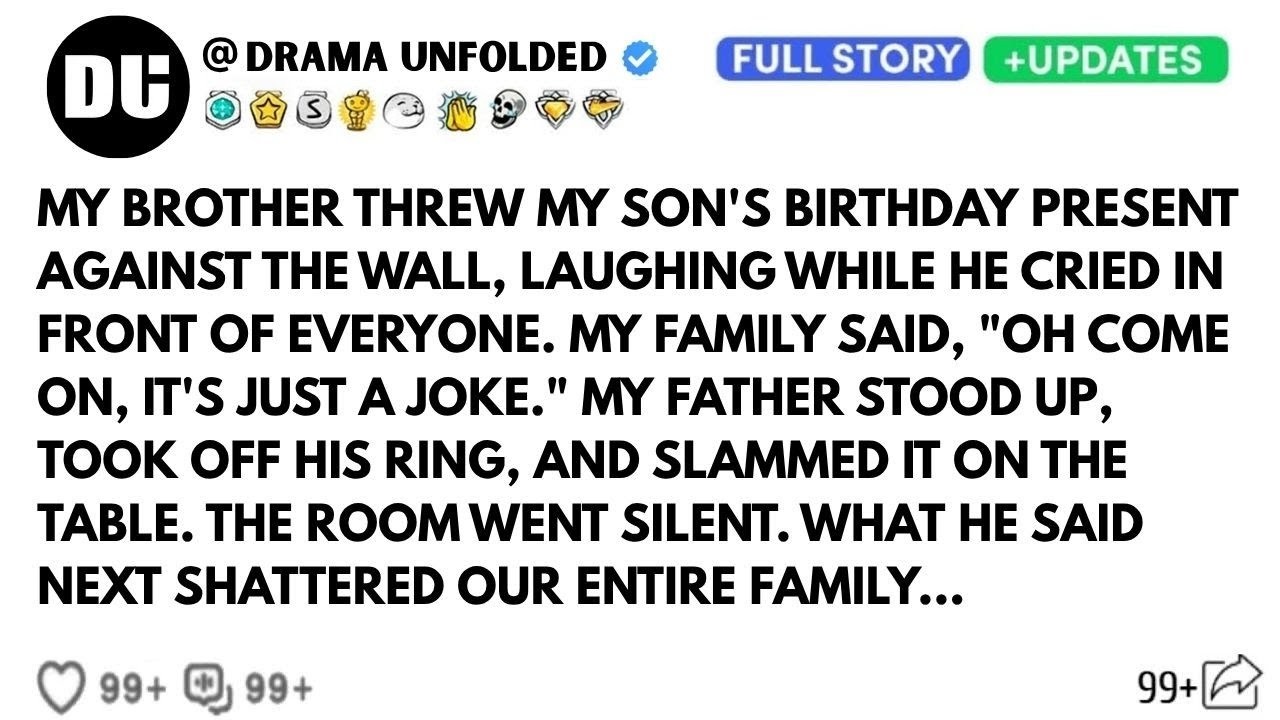 My Brother Smashed My Son's Dream Gift – What My FATHER Did Next Shattered Our Family
