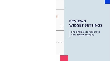 Reviews Widget Settings