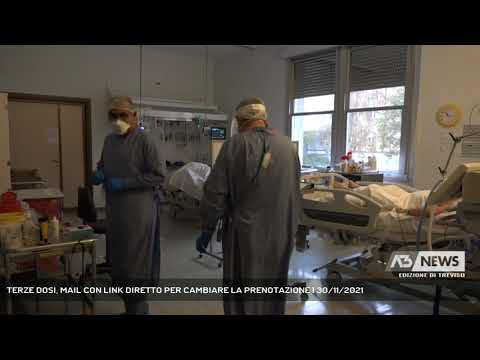 TERZE DOSI, MAIL CON LINK DIRETTO PER CAMBIARE LA PRENOTAZIONE | 30/11/2021
