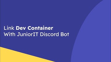 How to link your Dev Container with JuniorIT.AI