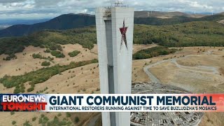 Buzludzha Monument: Restorers race to save communist-era memorial in Bulgaria