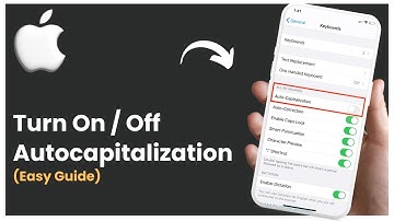 How To Turn On/Off Auto Capitalization In iPhone !