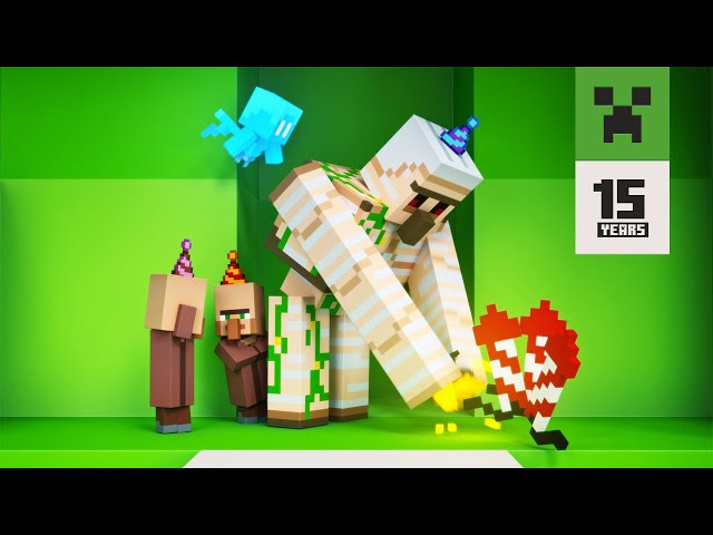 Minecraft is turning 15 | Come celebrate with us! class=
