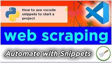 Python Snippets in VSCode  + How To Semi Automate Writing Scrapy Spiders