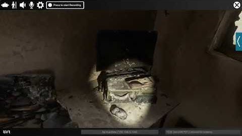VR room scale photo realistic Arson investigation training