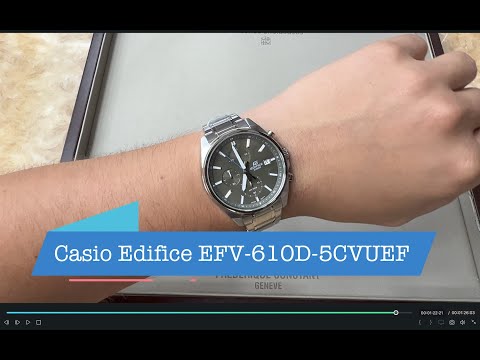 Casio EDIFICE EFV 610D 5CVUEF - YouTube