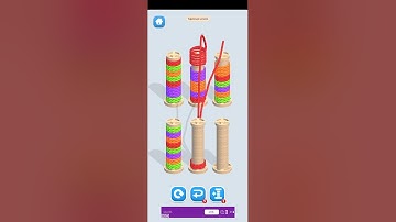 Rope Color Match 3D #relaxinggames #colorpuzzle #puzzle #games #ropecolormatch #ropwcolormatch3d