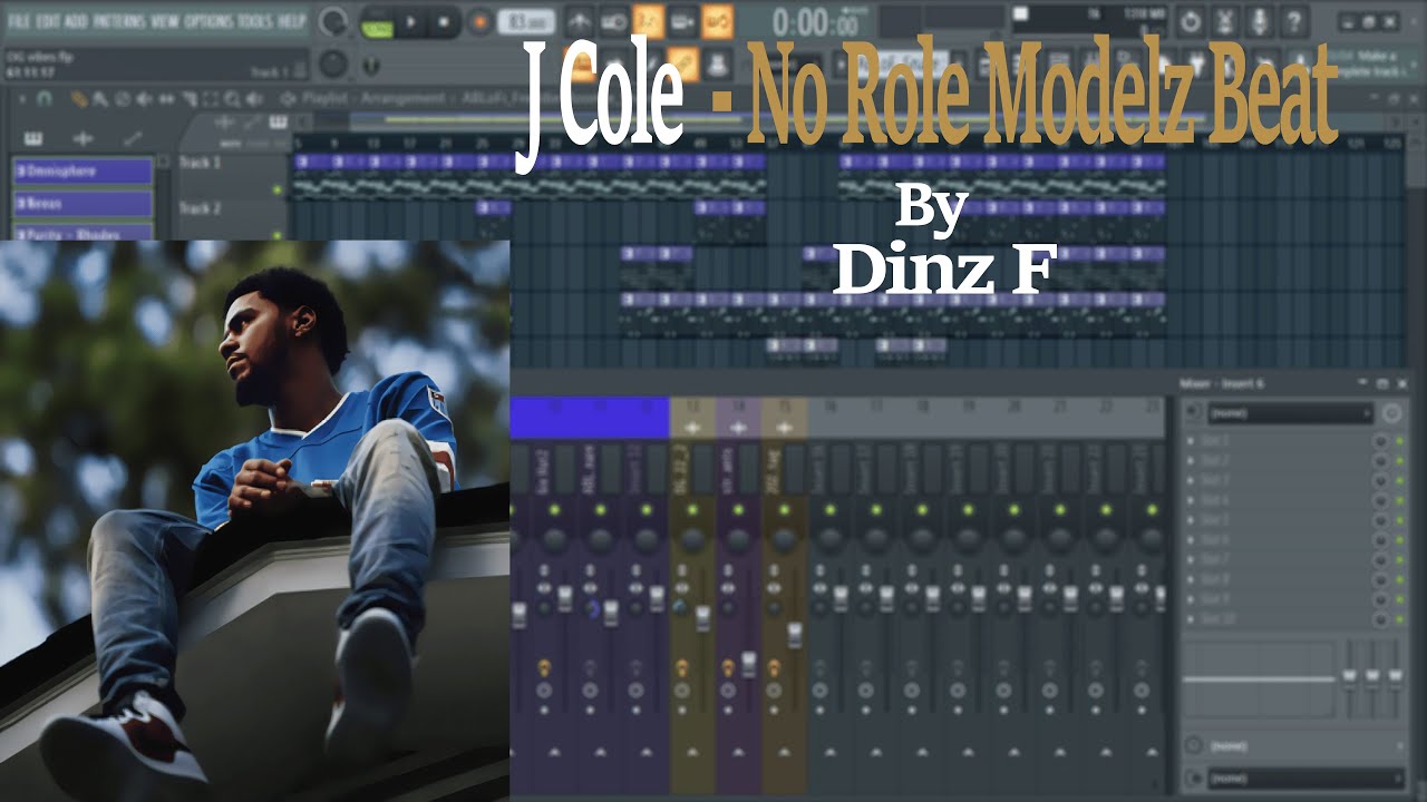 J Cole - No Role Modelz beat from scratch on FL Studio[No Sample] 2022