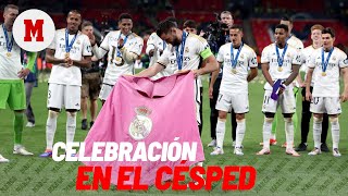 Las celebraciones de la 15 sobre el césped de Wembley I REAL MADRID CAMPEÓN DE CHAMPIONS