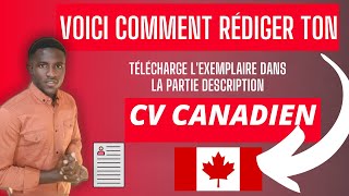 Comment Faire un CV Canadien ?? 2023- Normes et Modèle Gratuit qui se démarque 