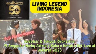 [PART2] 50th God Bless & Tohpati ft Anggun x Nicky Astria x Kaka x Eetx Kotak Live at Jakarta 2023