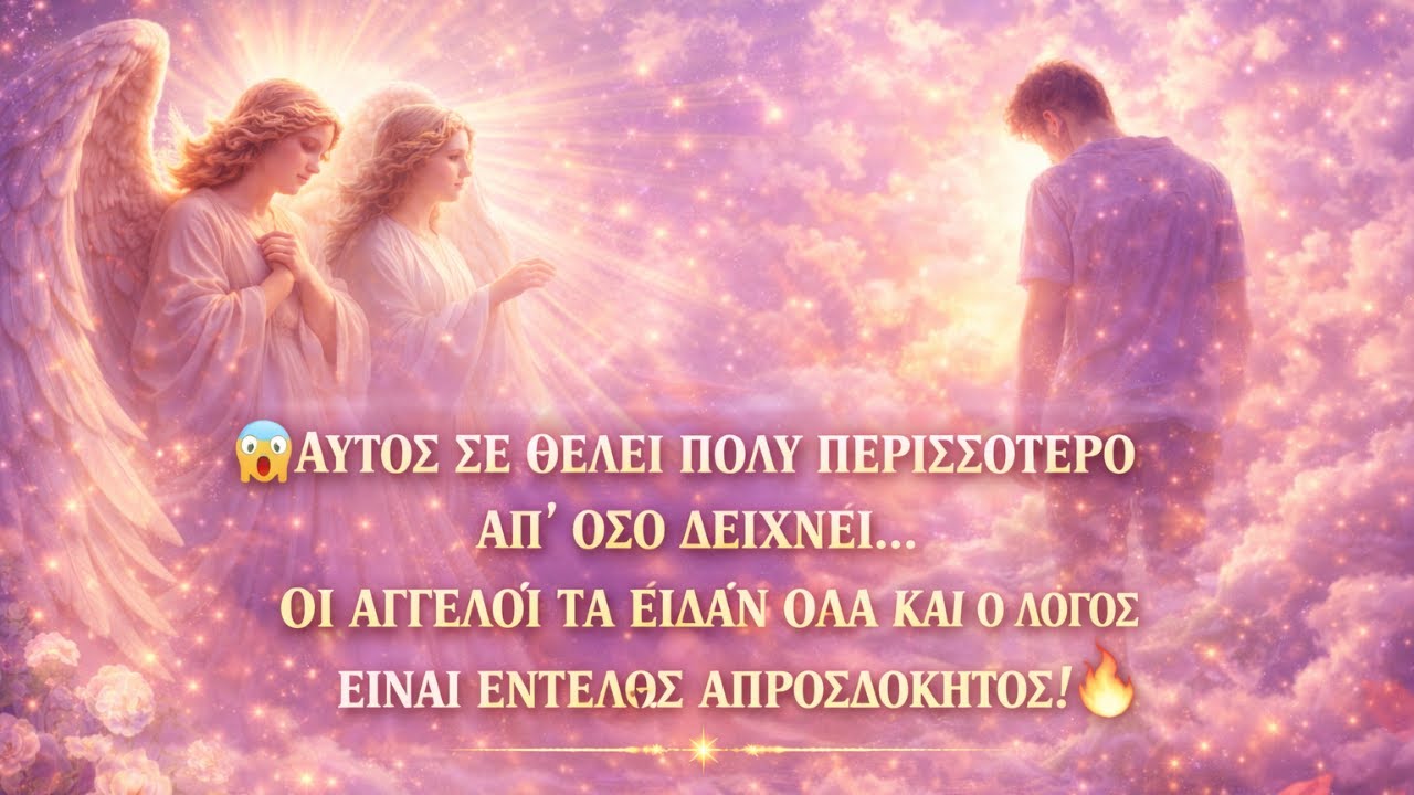 😱ΑΥΤΟΣ ΣΕ ΘΕΛΕΙ ΠΟΛΥ ΠΕΡΙΣΣΟΤΕΡΟ ΑΠ’ ΟΣΟ ΔΕΙΧΝΕΙ… ΟΙ ΑΓΓΕΛΟΙ ΤΑ ΕΙΔΑΝ ΟΛΑ ΚΑΙ Ο ΛΟΓΟΣ ΕΙΝΑΙ...🔥