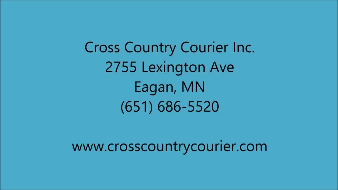 Motor Freight in Minneapolis, MN (651) 6865520 Cross Country Courier Inc. YouTube