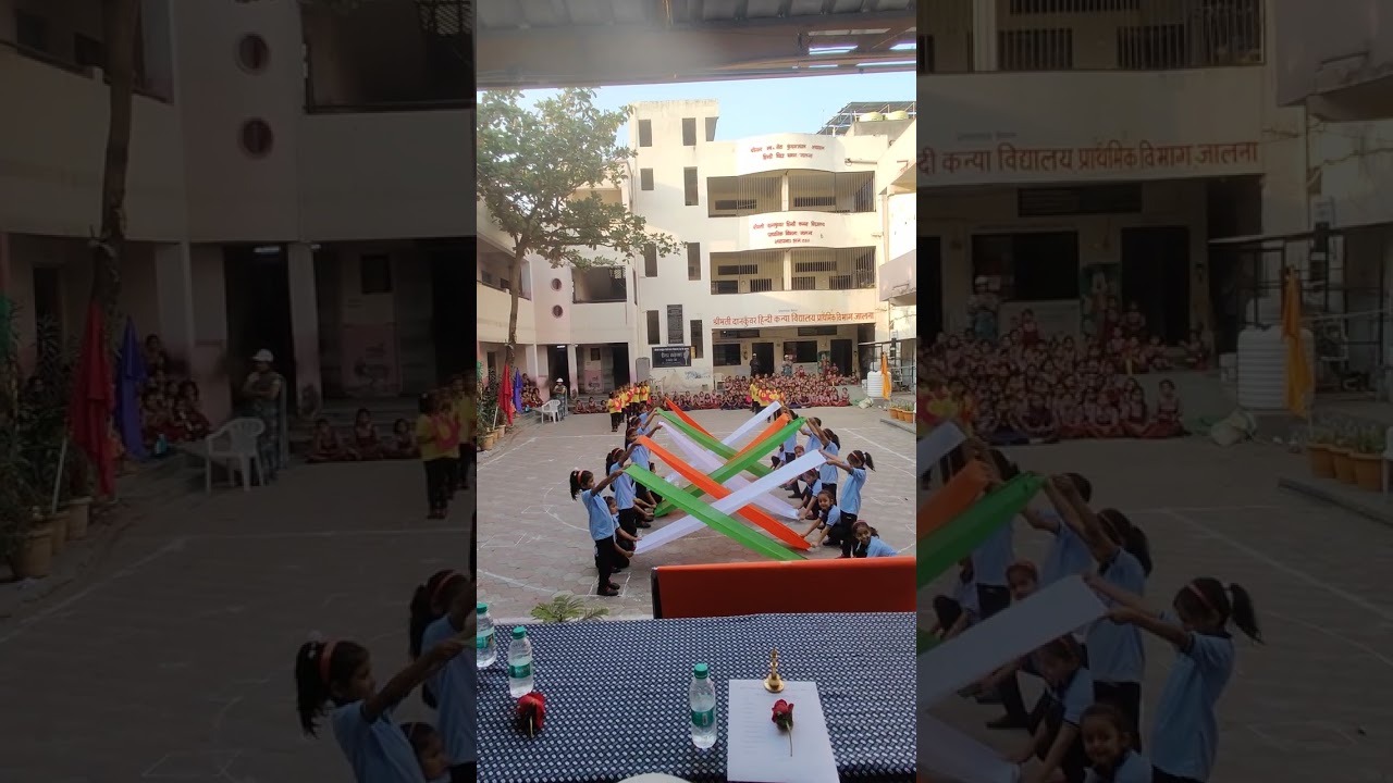 श्रीमती दानकुंवर हिंदी कन्या विद्यालय प्राथमिक विभाग, जालना. क्रीडा सप्ताह उद्घाटन