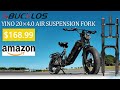 Bucklos yino 20 inch 40 fat tire ebike air suspension fork initial impressions