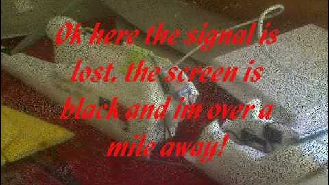 FPV Easystar Crash and Burn inside Restricted Airspace