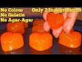 Natural Orange Candy Recipe 🧡