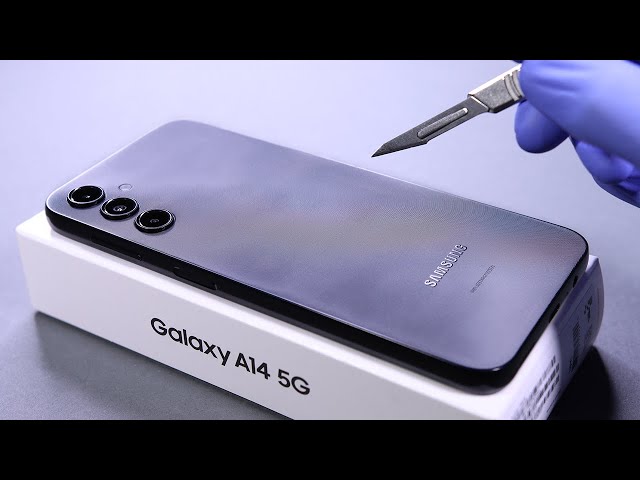 Samsung Galaxy A14 5G Unboxing and Camera Test - ASMR 